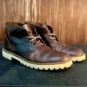 Clarks Original Desert Boots 10 Dark Brown Leather
